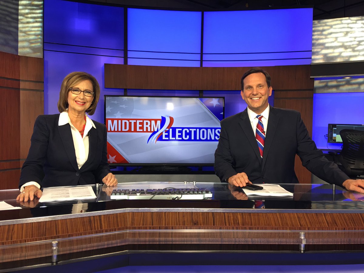 KimBlockMaine's tweet image. And we’re off! ⁦@WGME⁩ election coverage begins at 5, #liveoncbs13 #vote2018ME ⁦@GreggWGME⁩