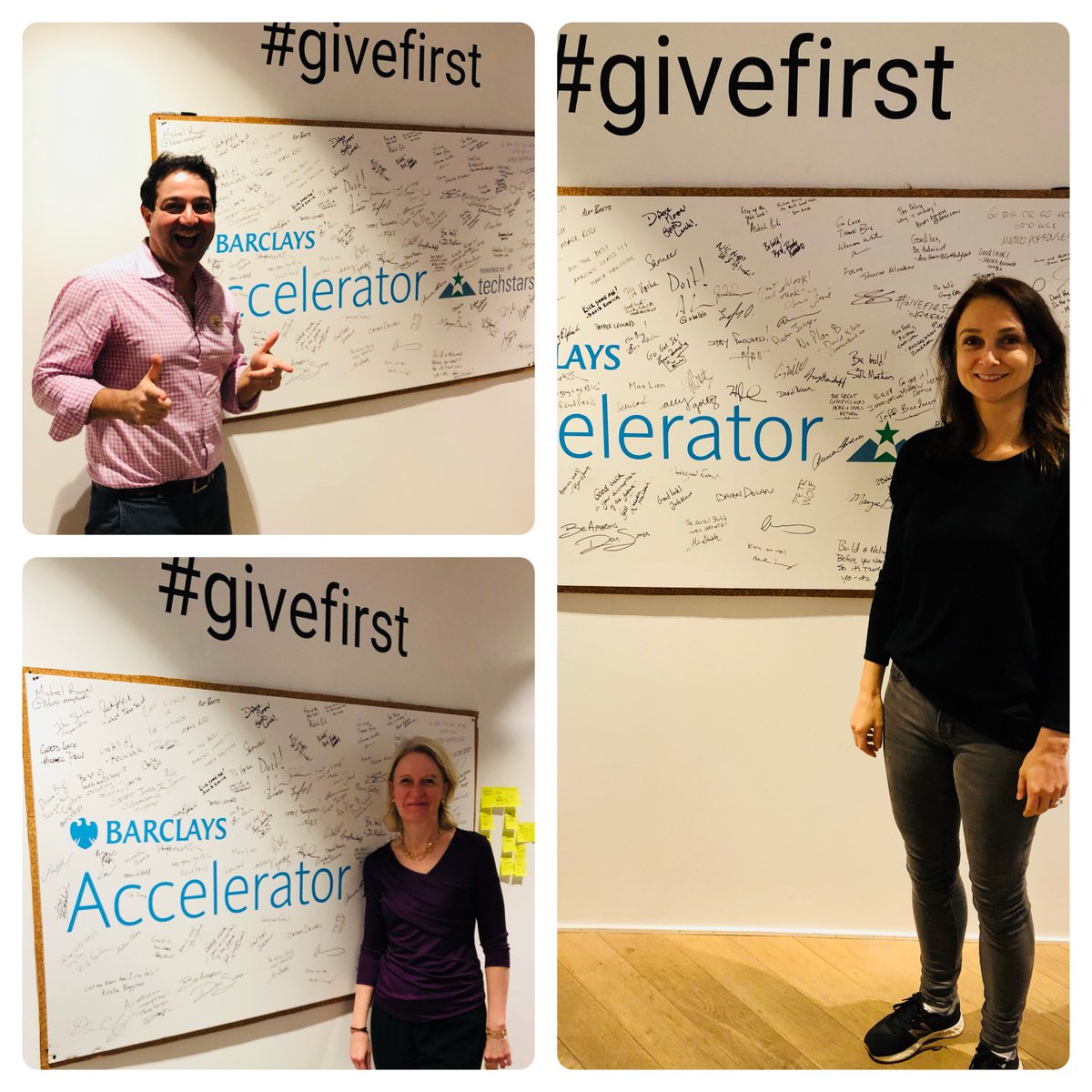 Day 1 of Investor Mentor Madness at the <a href="/Techstars/">Techstars</a> #BarclaysAccel. Thanks for stopping by and meeting the class <a href="/KamranAnsari/">Kamran Ansari</a> <a href="/greycroftvc/">Greycroft</a>,
<a href="/AnnaGarciaNYC/">Anna Garcia</a> RunwayVentures, Maria Gotsch <a href="/Partnership4NYC/">Partnership for New York City</a>