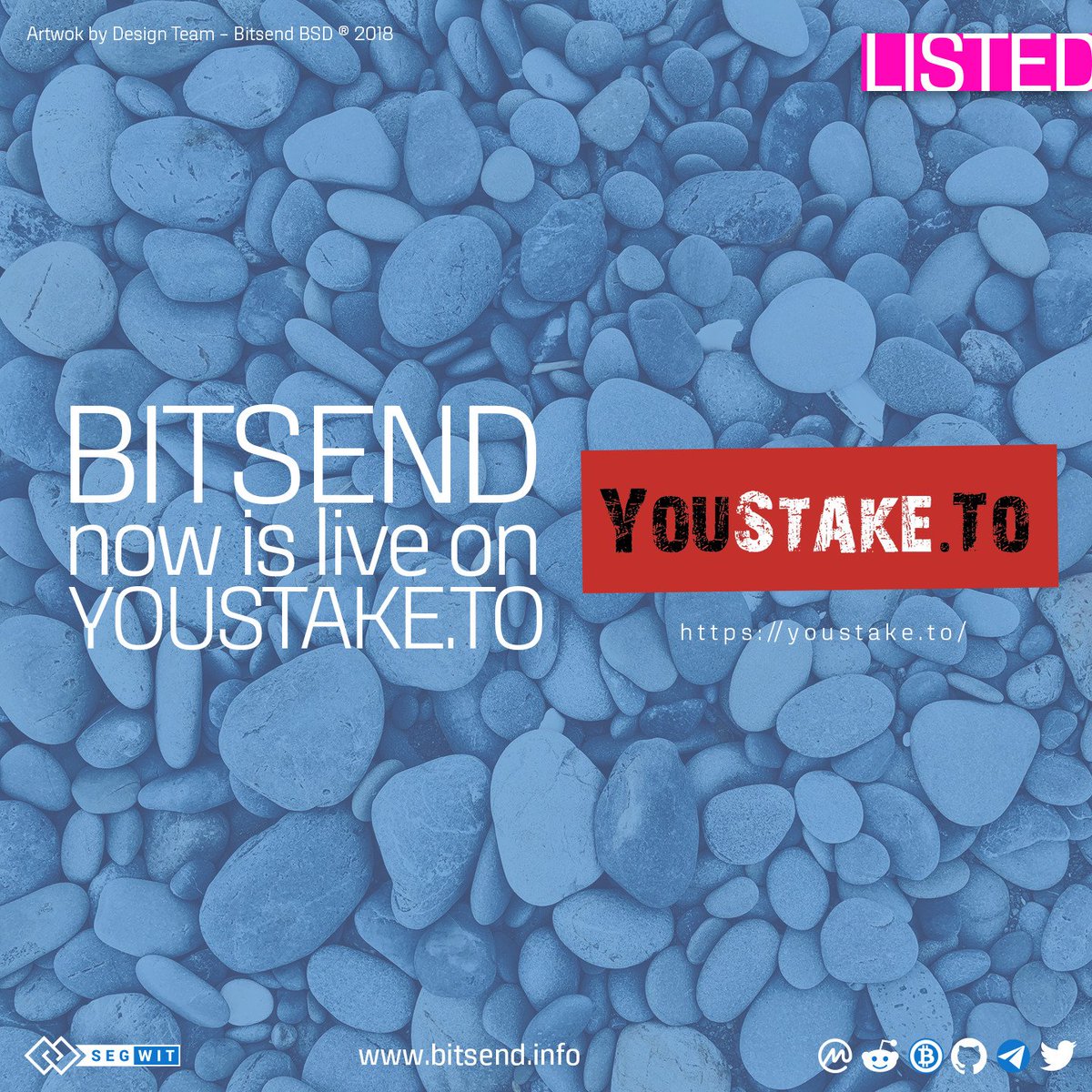 bit_send's tweet photo. Let's have another news for today
Bitsend $BSD is live on https://t.co/t6kNyZpymW
Annual Return, price, volume and more information are available on #youstake!
crypto #altcoins #blockchain #altcoin #cryptocurrency #fintech #exchange #masternode https://t.co/NMMURBUNSz