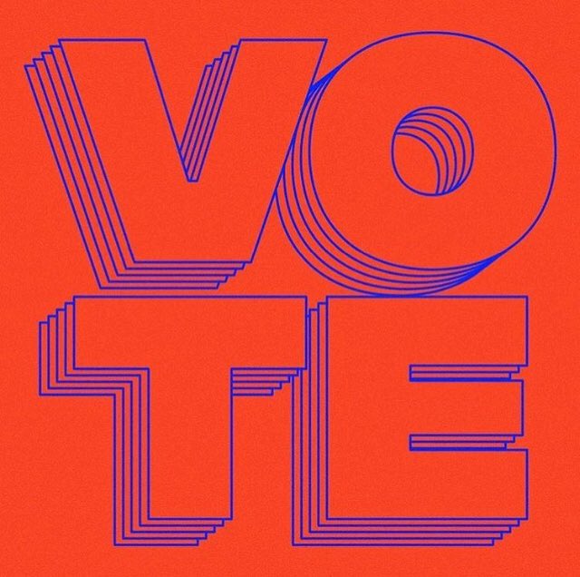 Remember to vote today before the polls close at 9 PM!