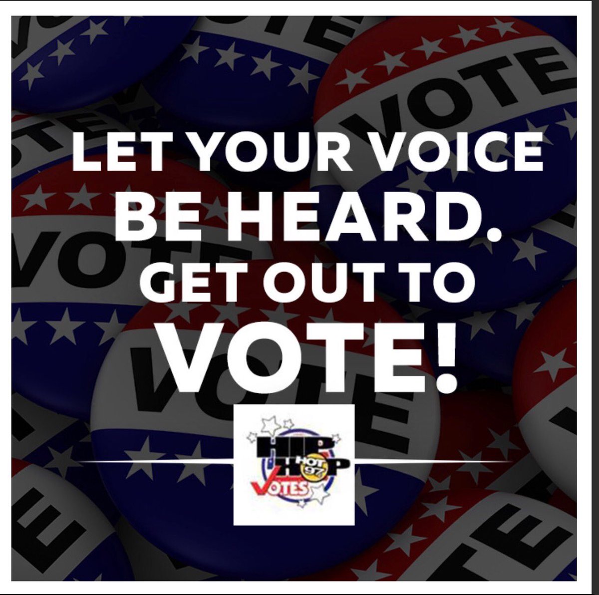 LisaEvers's tweet photo. No excuses‼️ Polls are open in NYC until 9pm! #hiphopvotes #2018Election #streetsoldiers #hot97 ⁦@HOT97⁩ https://t.co/ITMhRbXCMt