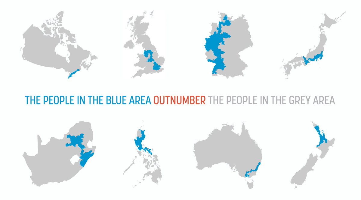 Simon Pampena On Twitter A Comparison Of Population Density In Canada The United Kingdom Germany Japan South Africa The Philippines Australia And New Zealand Https T Co Eaq9hb8ltz
