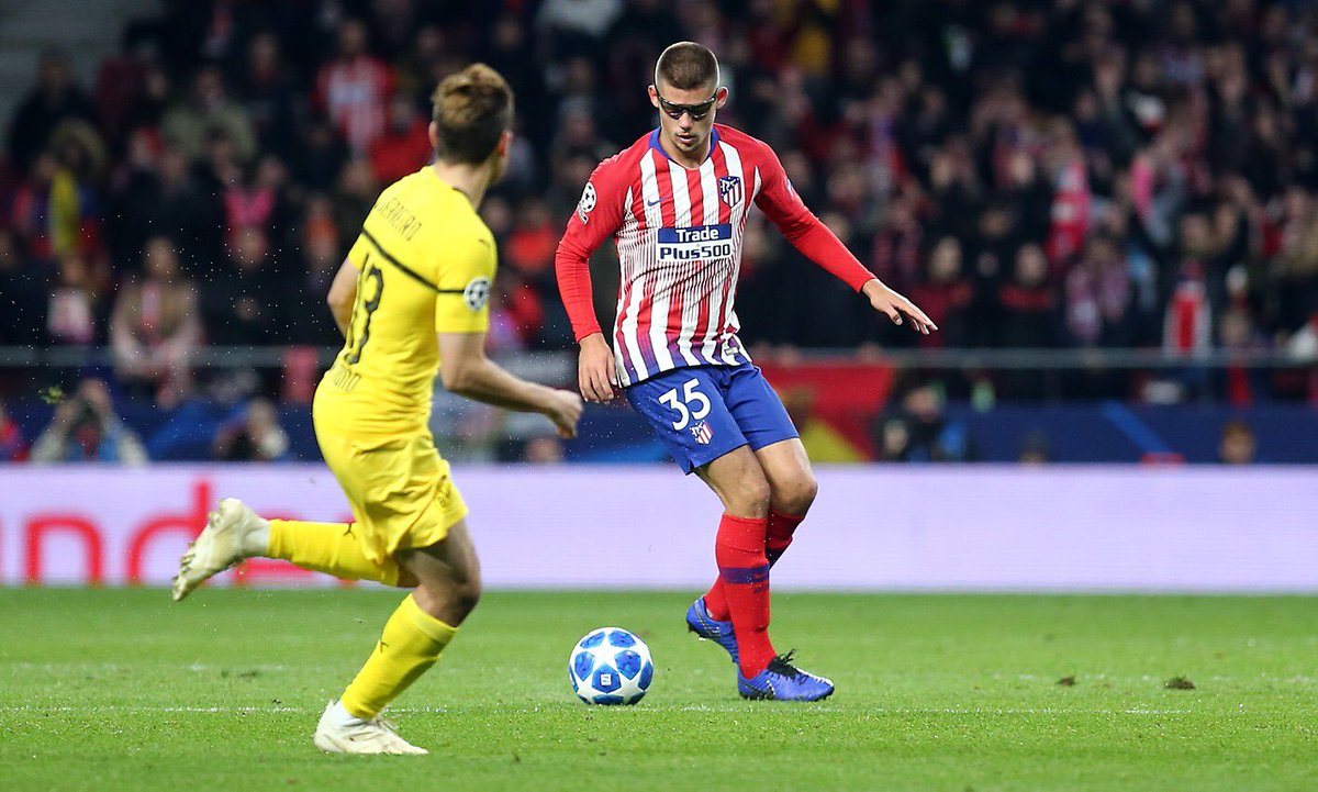 Montero, en el duelo ante el Dortmund (Foto: ATM).