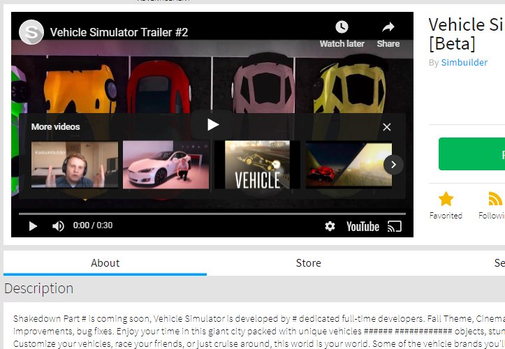 Roblox Vehicle Simulator Updates And Announcements