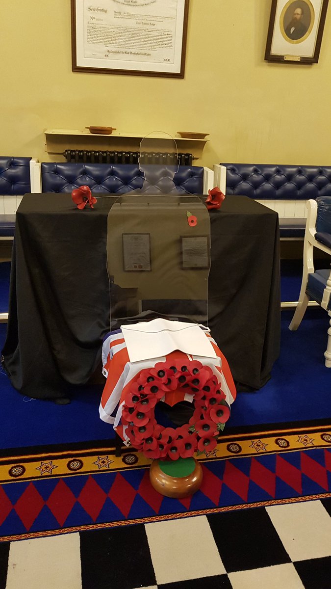 Anchor1337's tweet photo. @Anchor1337 Will be remembering our fallen Brethren with short #therebutnitthere ceremony at pour regular lodge meeting on Friday https://t.co/pVZNcFZUHA