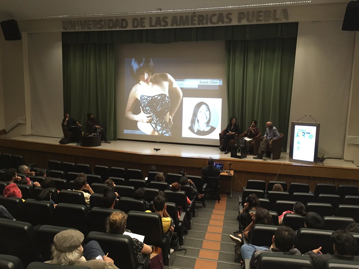 udlap's tweet photo. “Debemos pensar, cómo, a partir del arte, podemos crear tecnologías, proyectos que propongan otras formas de hacer arte; tecnologías empáticas”- #ForoARTe https://t.co/bnANkKHW8L