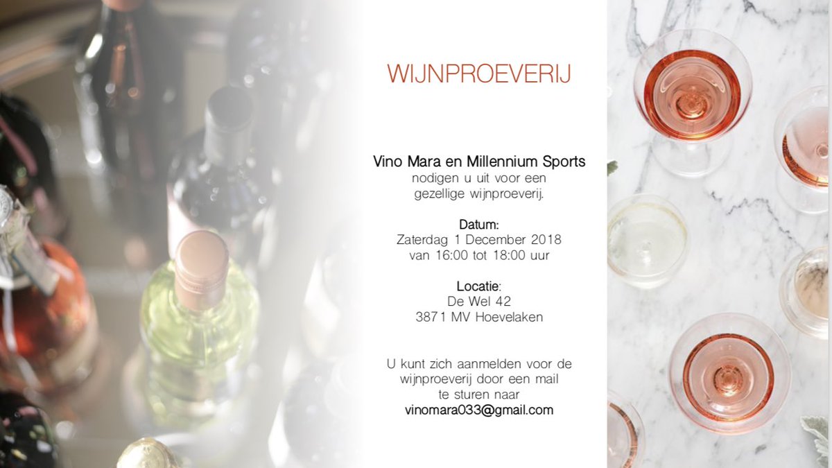 VinoMara's tweet photo. 1 december as hebben wij voor onze relaties weer een wijnproeverij. https://t.co/bKlOwCA9SB