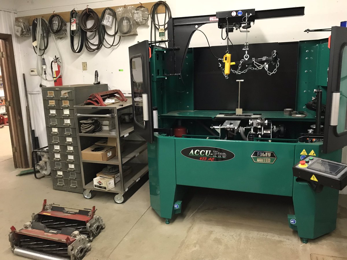 Thank you Country Club of Missouri in Columbia, MO. for your purchase of a model 633 touchscreen spin/relief grinder.