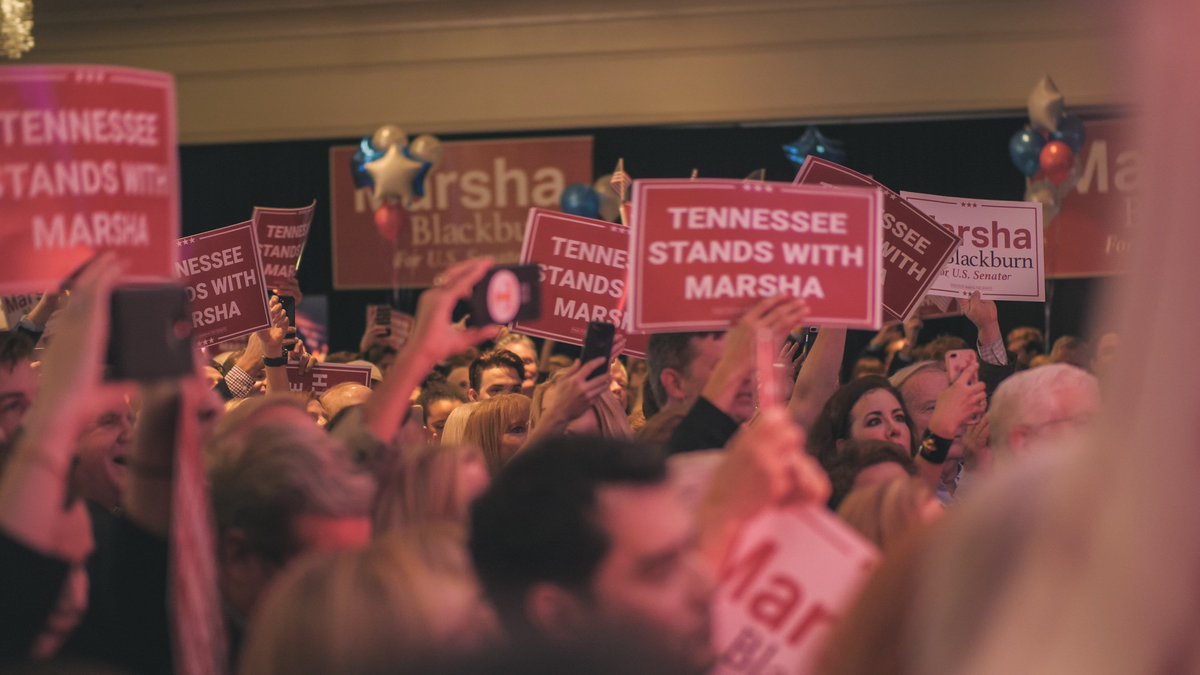 VoteMarsha's tweet image. Tonight, #TennesseeValues prevailed. Chuck and I are incredibly humbled and grateful for the outpouring of support, well wishes and prayers that we have received over the last year. We truly could not have done this without you—THANK YOU. #StandWithMarsha
