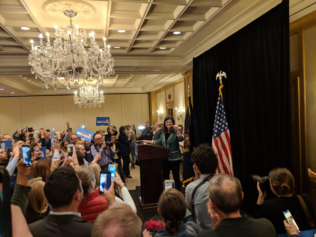 Victory in #MI11! @HaleyLive will be the first millennial Michigan US Rep. So proud and thankful to be a part of history! @SierraClub #VictoryCorps