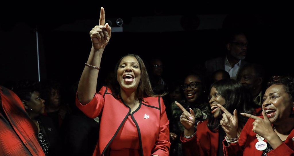 Thank you New York. Tonight we made history.

This is a night for justice, a night for our future.

I am proud to be a New Yorker who knows it's our diversity, strength, courage and determination that makes us great.

As your Attorney General I promise to fight for all of us.