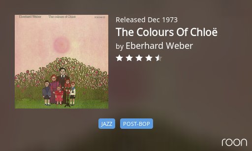 StephenABritton's tweet photo. #roon #music #nowplaying https://t.co/qRlSciRZ7z