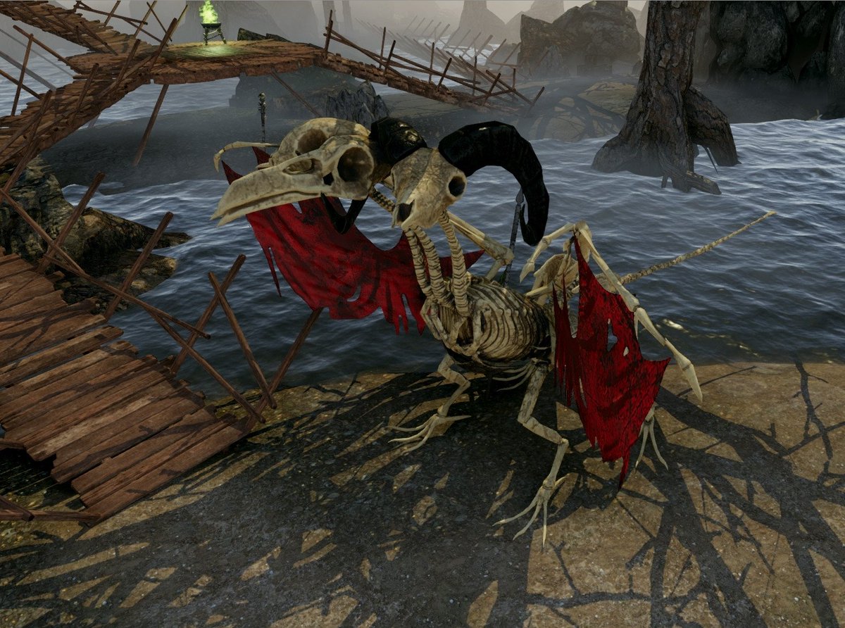 While many Immortal Chimeras feature parts of different beasts, their past lives as Giant Eagles is always apparent through dominant heads and the presence of wings - often restored with ornamental cloth and banners.

#Undead #ARPG #IndieDev #GameDev #TimeTravel #LastEpoch