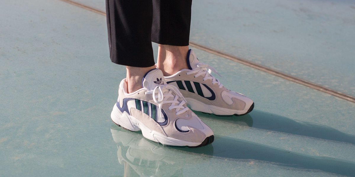 adidas yung 1 white noble green