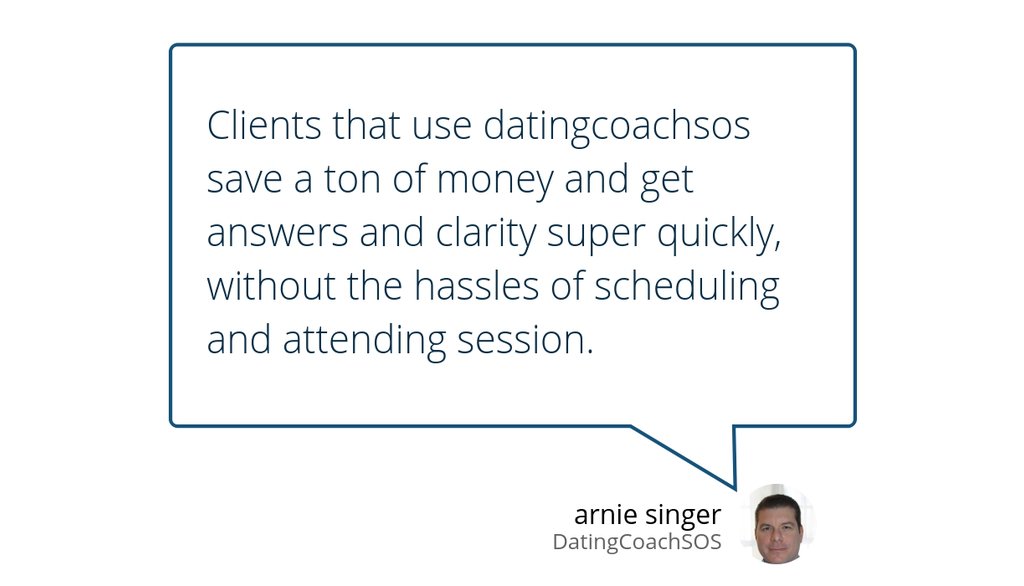 DatingCoachSOS's tweet image. This is More Effective than Hiring a Dating Coach. [Hint: it’s also much cheaper] goo.gl/MK3JoC #DatingAdvice #Datingcoach
