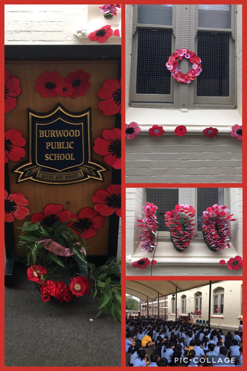 Remembrance Day ceremony @BurwoodPS It marks the 100th anniversary of the Armistice which ended the First World War (1914–1918). Lest We Forget <a href="/mserafim1/">Maria Serafim</a> @Stage1BPS