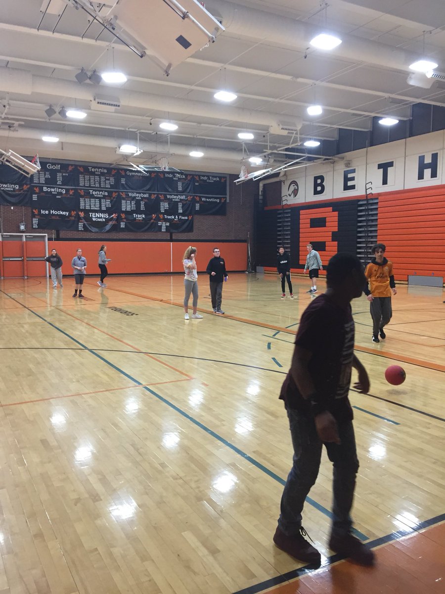 BchsYac's tweet photo. First day of kickball was a success. If you couldn’t come today day 2 is tmrw at 2:15 in gym B again. Just show up!! https://t.co/45RLCSHF5A