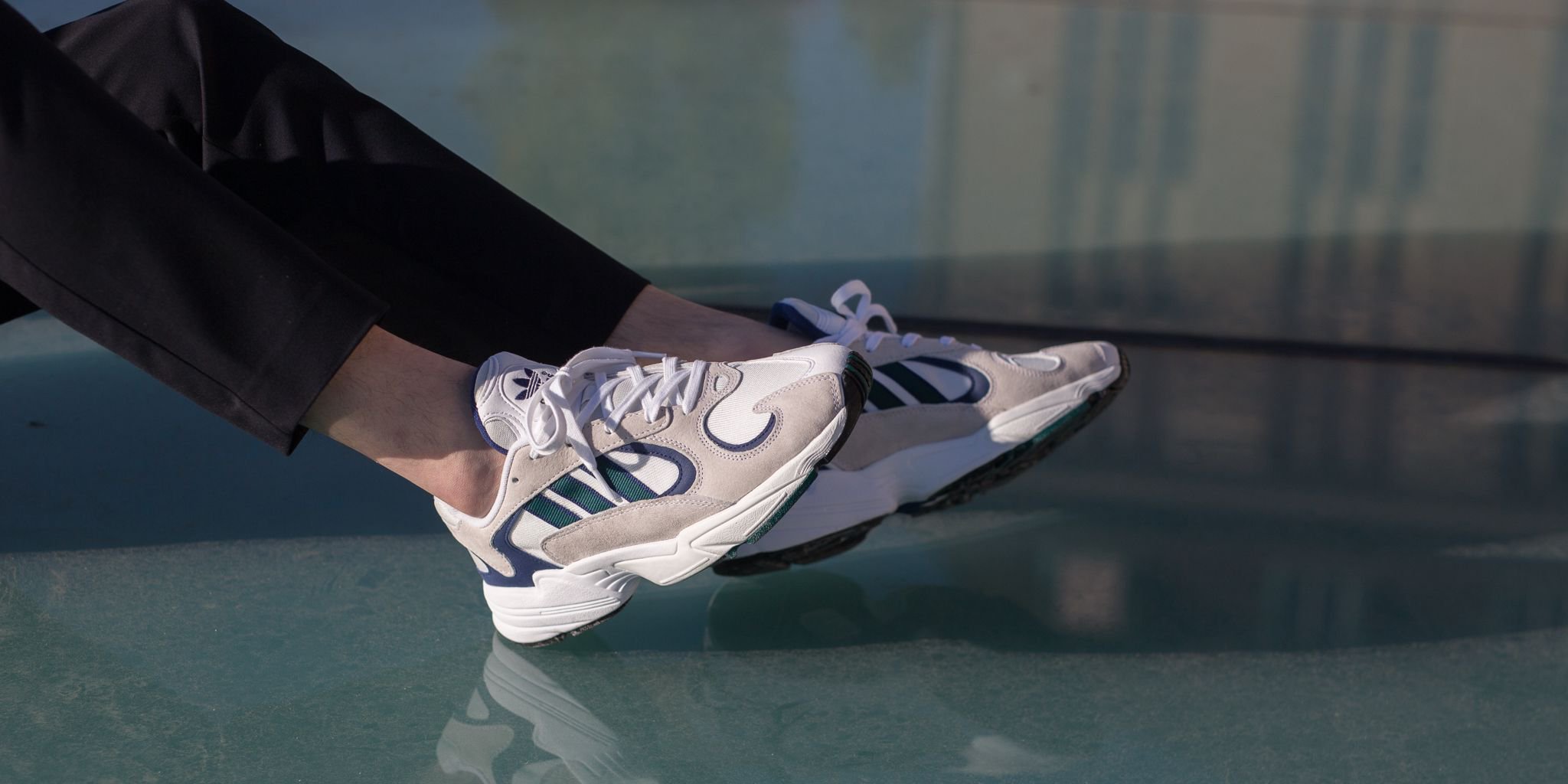 adidas yung 1 green blue