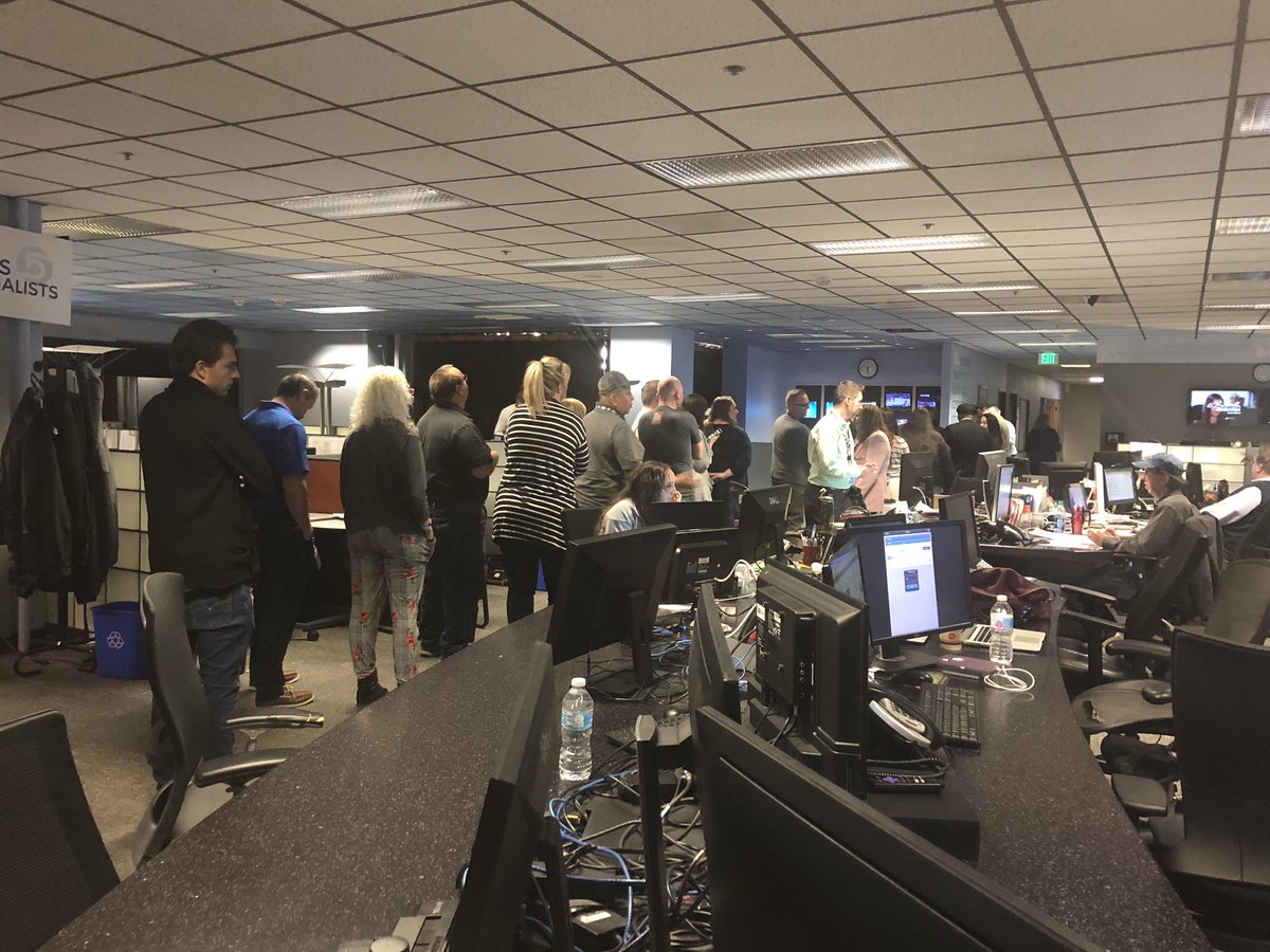 kslnewsradio's tweet photo. Long lines at the poll? There’s long lines for food here at KSL as producers and reporters cover #ElectionDay. #utpoll #UTshortlines https://t.co/Vh5Kpnv78v