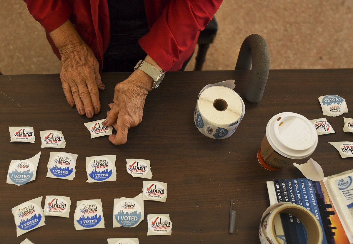 denverpost's tweet image. Colorado&apos;s polling places are now closed for #Midterm2018. Stick with the Denver Post all night as #ElectionDay results roll in.

Live updates from the field: dpo.st/2018COmidterml…

Live updating results: dpo.st/electionresults

Full election coverage: dpo.st/2018election