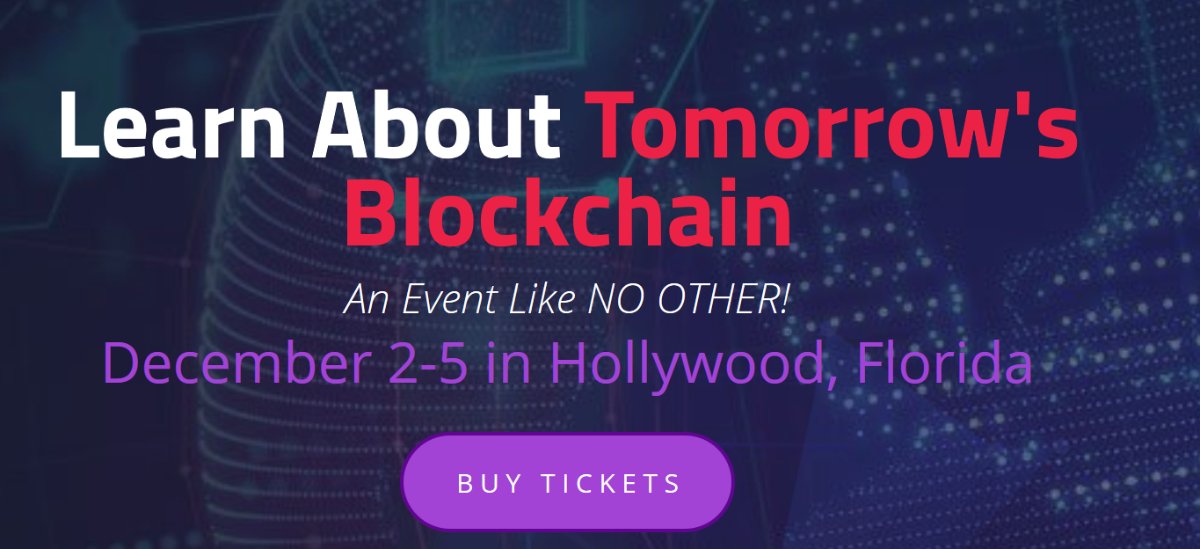 Bitcoin Market Journal (@bitcoinmktjrnl) on Twitter photo Blockchain World Conference - (Hollywood, FL 12/2 - 12/5)
The BWC brings together the thought leaders and pioneers of #blockchain who will give their unique insights. Keynote address by Brock Pierce. Tickets: qoo.ly/t8dtp
#BMJ <a href="/BWCevent/">Blockchain World Conference</a> #blockchainnews #fintech Blockchain World Conference - (Hollywood, FL 12/2 - 12/5)
The BWC brings together the thought leaders and pioneers of #blockchain who will give their unique insights. Keynote address by Brock Pierce. Tickets: qoo.ly/t8dtp
#BMJ <a href="/BWCevent/">Blockchain World Conference</a> #blockchainnews #fintech