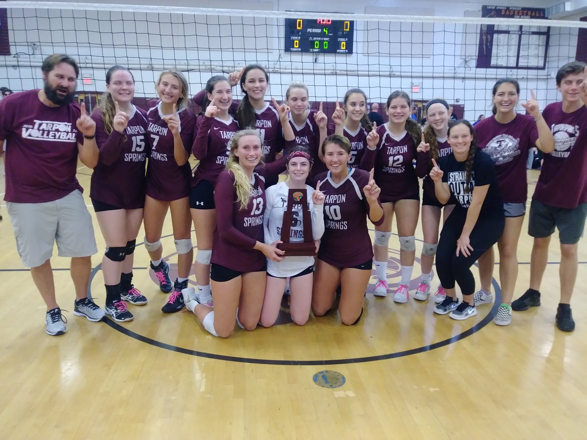 <a href="/TarponHighVball/">Tarpon Volleyball</a> is No. 1 in 6A region, taking 4th set 25-19 over #Sebring . @TBHomeTeam