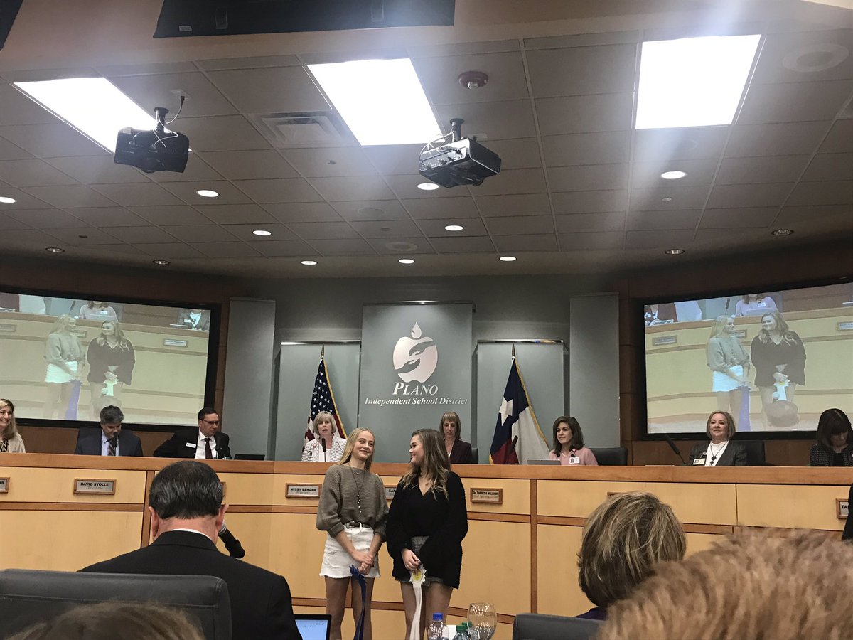 CTE students being honored tonight at the school board meeting for their achievements at the East Texas Floral Cup.  #CTEConnects <a href="/PlanoWestFFA/">Plano West FFA</a>