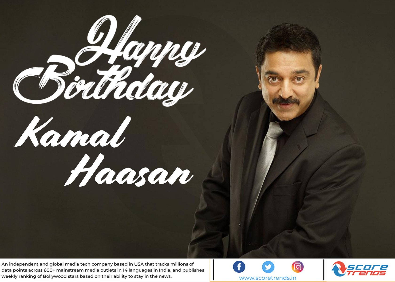 Score Trends wishes Kamal Haasan a Happy Birthday 