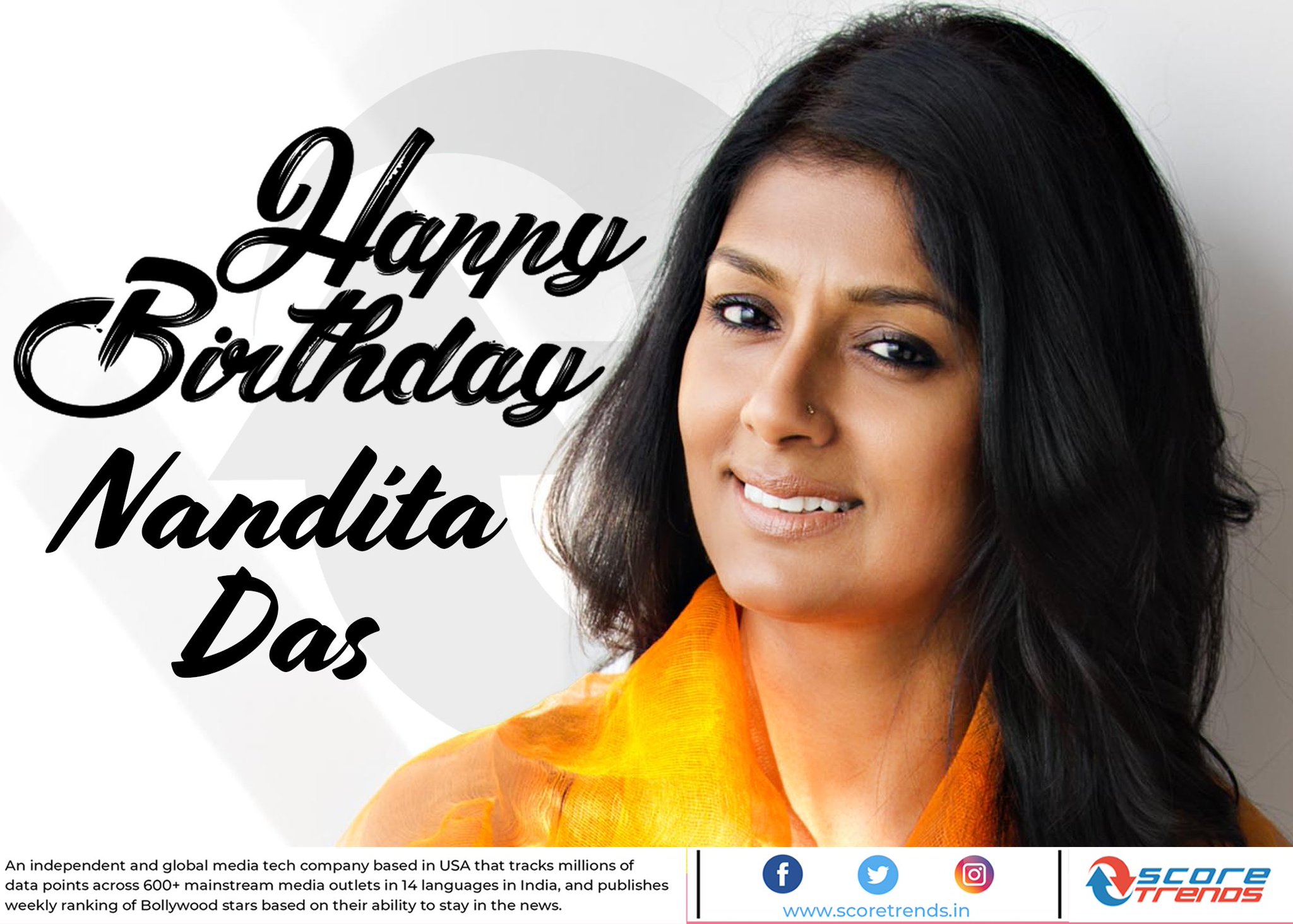 Score Trends wishes Nandita Das a Happy Birthday!! 