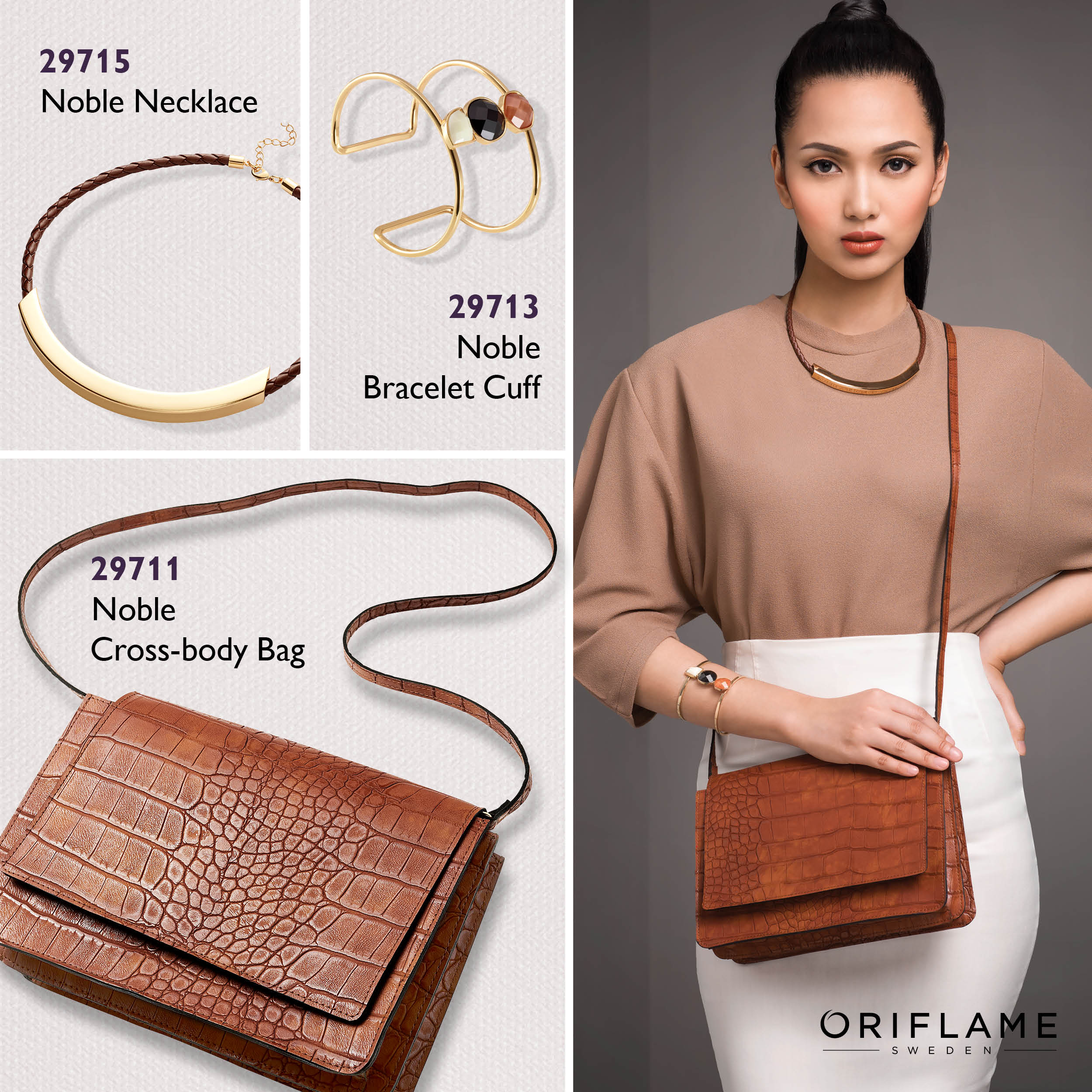 Oriflame Indonesia on X: Oriflamers, kesan apa yang Anda pikirkan saat  melihat gaya dengan Noble Cross-body Bag dan aksesoris kalung dan gelang  ini? Klasik, simple, elegan? Atau ketiganya? Info produk:  https://t.co/CnAg91sP13 #OriflameID #