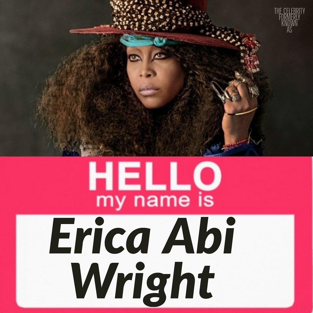 realcelebnames's tweet photo. a.k.a. Erykah Badu

#thecelebrityformerlyknownas #celebrityrealnames #ericaabiwright #erykahbadu https://t.co/RhHrB7afNu
