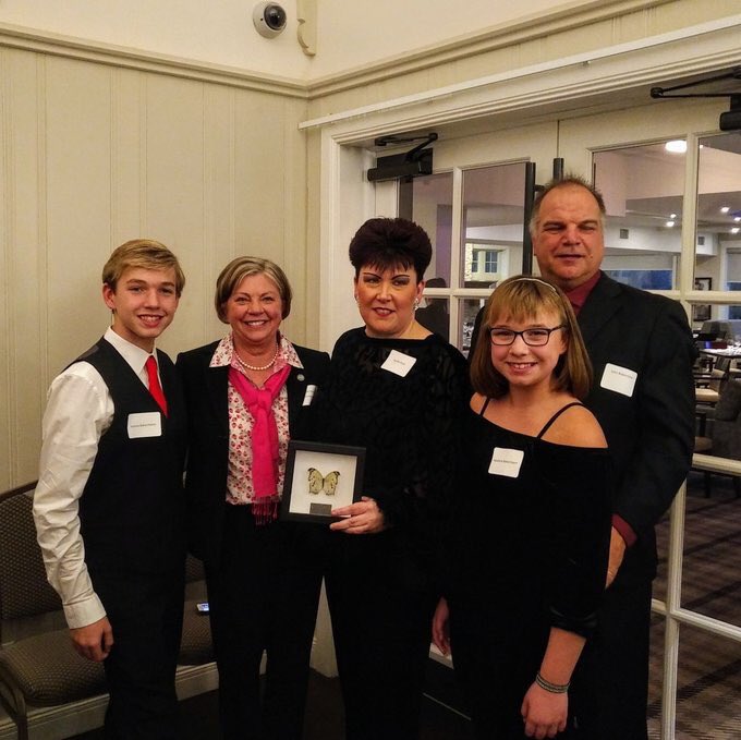 Congratulations to Nicole Guse and Family, recipients of this year’s Elaine Ormston Outstanding Butterfly Award. To date, through their annual <a href="/SofChristmas/">Sounds of Christmas</a> show they have raised over $100,000. We can’t thank you enough for your dedication and continued support!