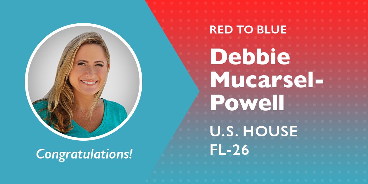 EMILY's List on Twitter "Congrats to DebbieforFL on winning her election and flipping this