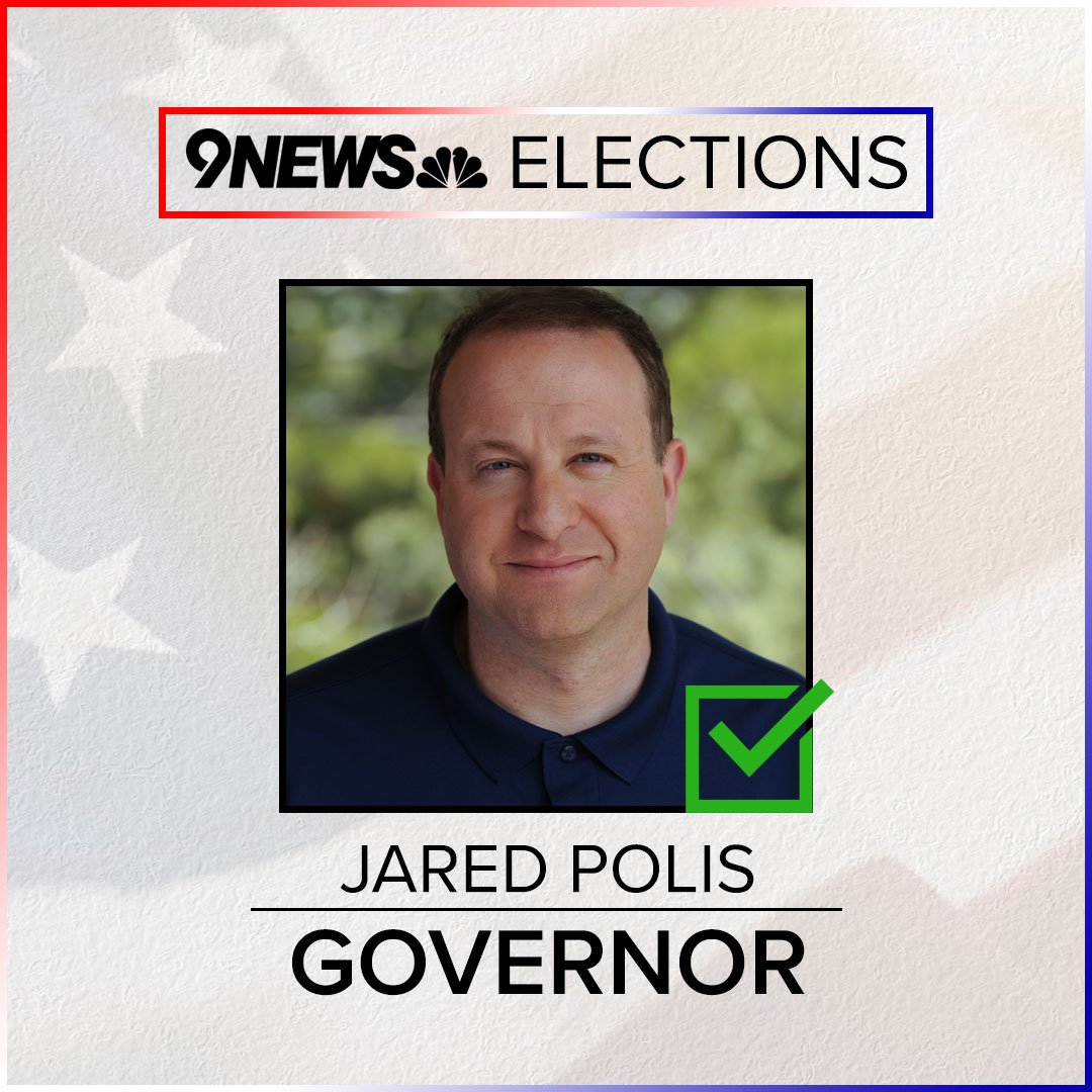 9NEWS Denver on Twitter "Democrat Jared Polis is the next governor of