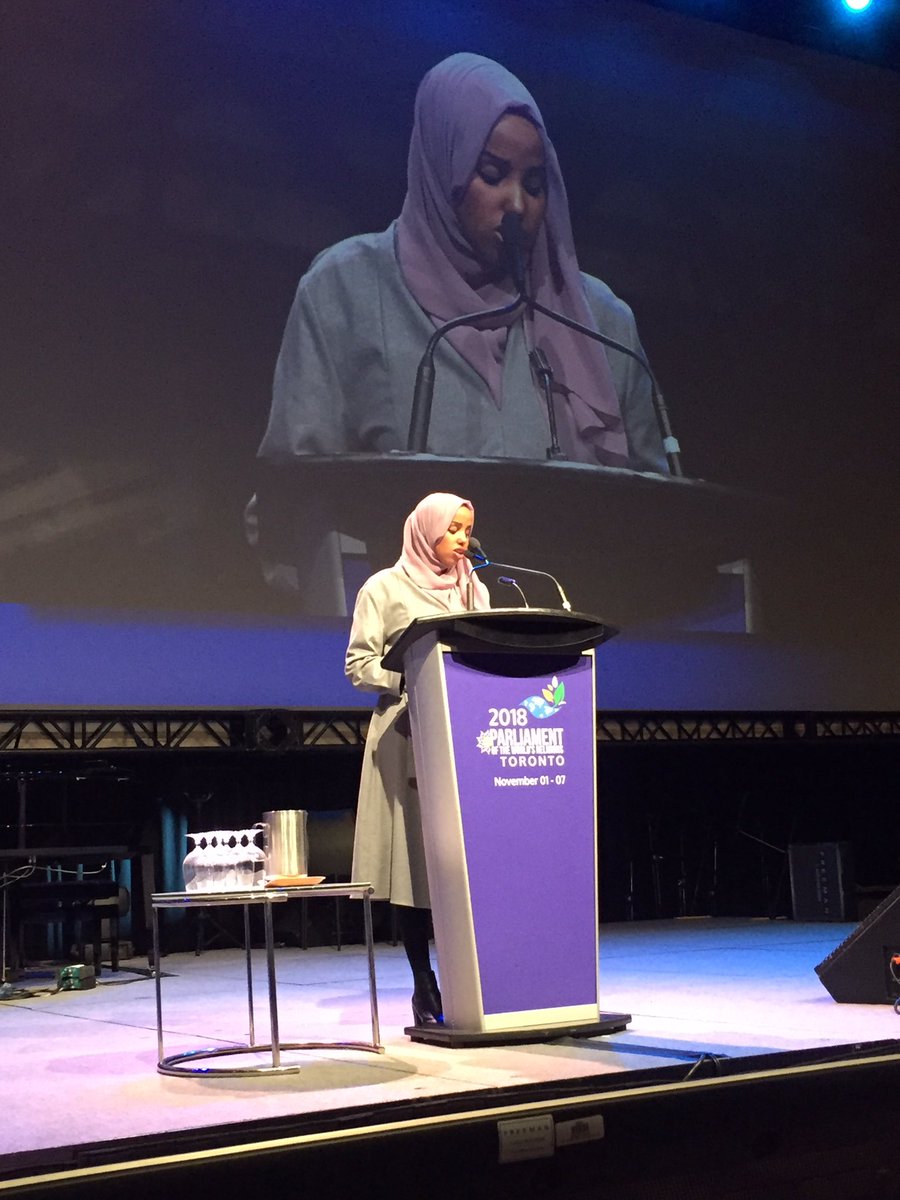 NextGenPoWR's tweet image. “These multiple identities that bind us across divisions need to be recognized, expressed, elevated, and celebrated.” - @hodanaah, PVE expert at @InterfaithWorld Next Gen Plenary #2018PoWR #InterfaithHasNoAge #NextGenPOWR