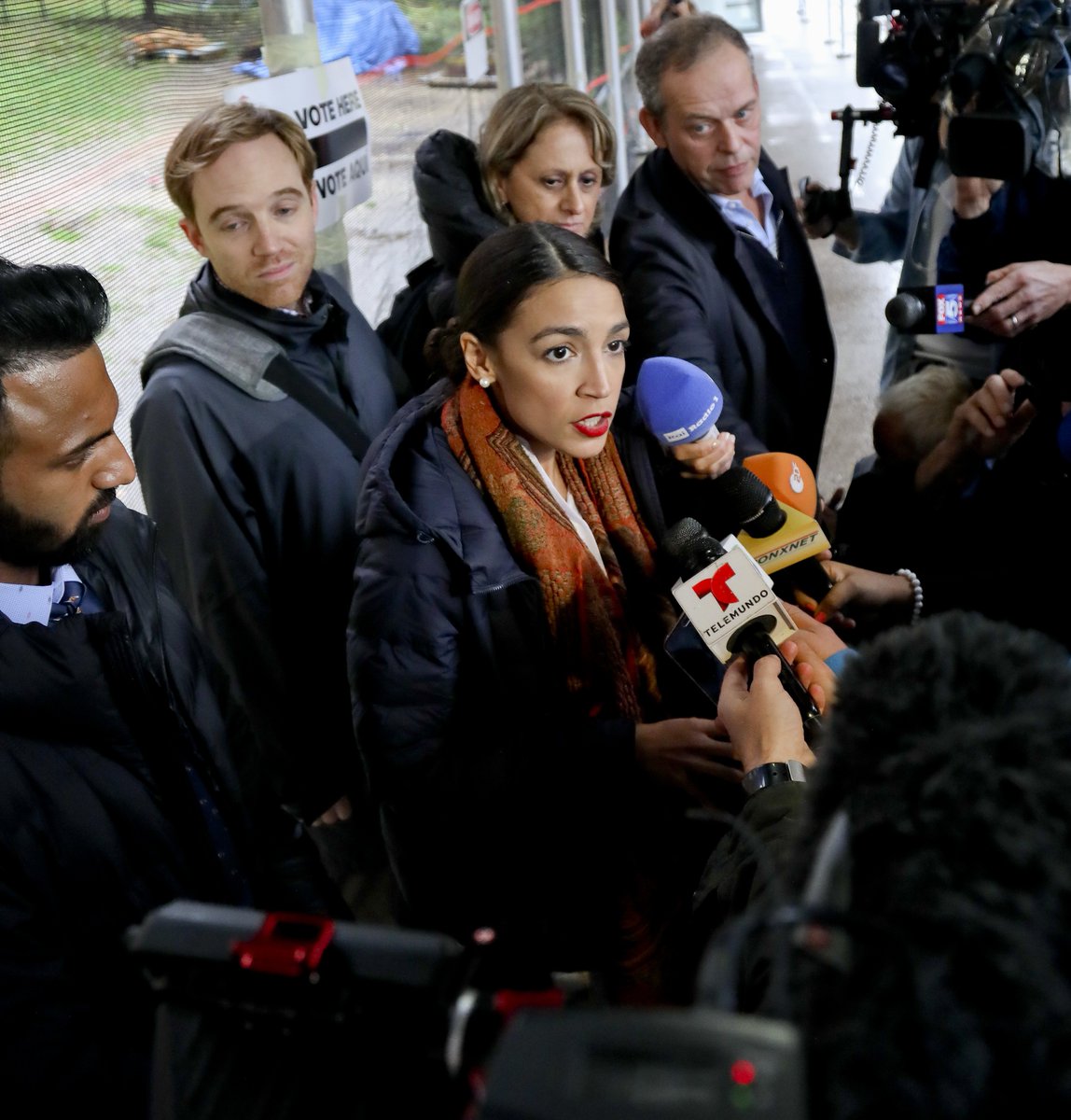 Democrat Alexandria Ocasio-Cortez has won New York's 14th Congressional district.

At age 29, she's now the the youngest woman to be elected to Congress.
No woman has ever been elected to Congress in her 20s. Live results: politico.com/election-resul…