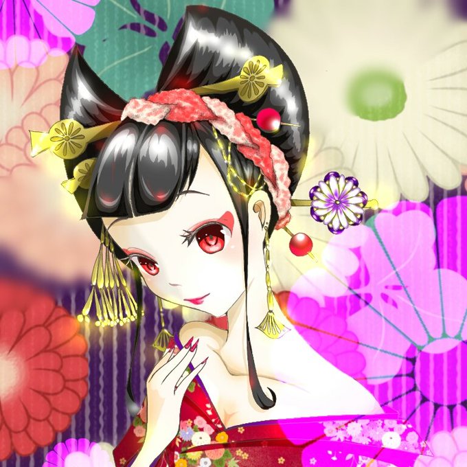 花魁のtwitterイラスト検索結果