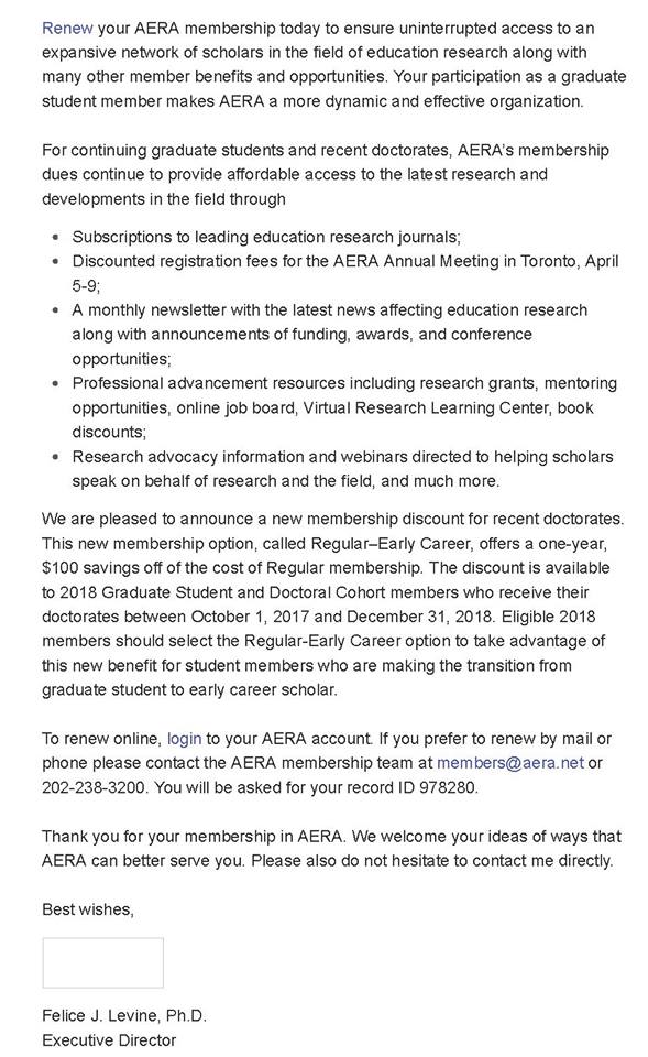 IMPORTANT: Graduate students and recent graduates, have you renewed your <a href="/AERA_EdResearch/">AERA</a> membership yet? If not, please check out the call from AERA and remember renewing your <a href="/AERA_MMR_SIG/">AERA Mixed Methods Research Special Interest Group</a> membership as well. 
#mixedmethods