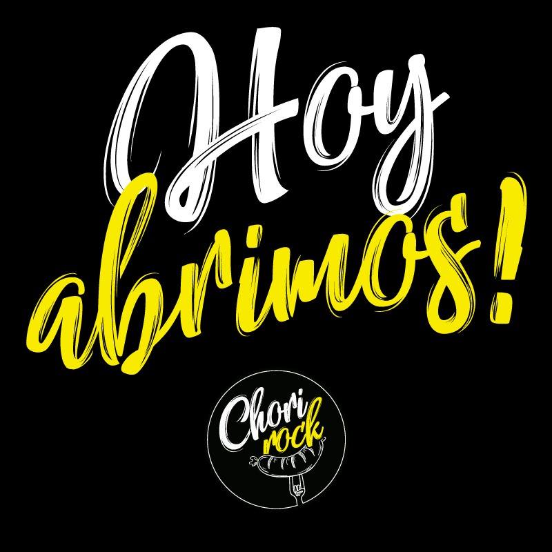 Llegó el día!!! los esperamos con los mejores Choris de Bogotá!! Calle 93B #16-32 #ChoriRock 🤘🏽