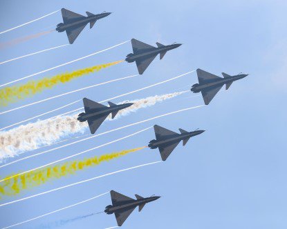 Waqtnewstv's tweet image. ایروبیٹ ٹیم 12 ویں چین انٹرنیشنل ایوی ایشن اور ایئر اسپیس نمائش کر رہی ہے ۔ 
#Teamperform #12thChina #InternationalAviation #AeroSpace #exhibition #China