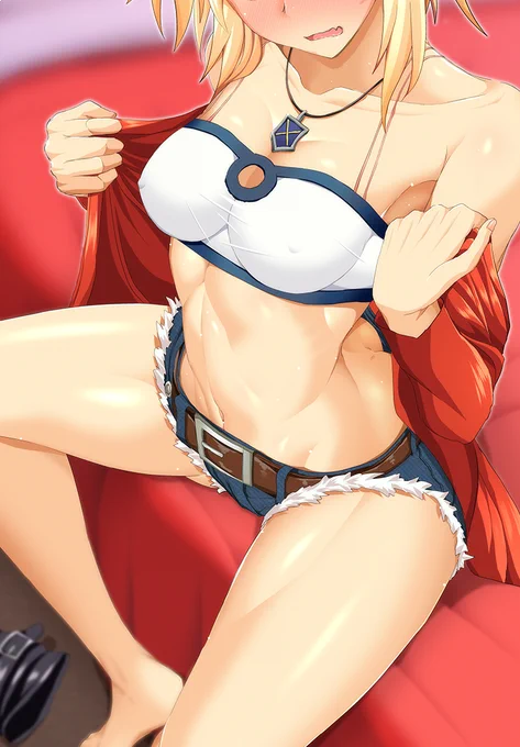 #いいおなかの日マスターを惑わすカルデアの危険なお腹(*>ω<) 