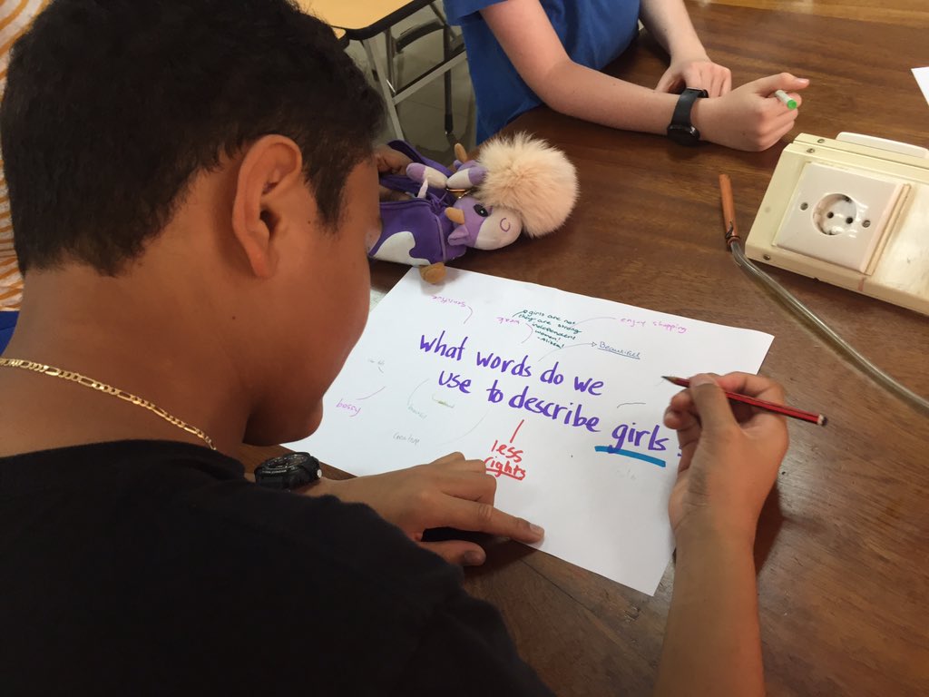 Thought provoking conversations with Y7s today around gender roles, stereotypes and bias. Our big take away: “awareness generates understanding and inspires action which ultimately leads to change.” #antibiaseducation #MYPchat #PYPchat #LISlearning #wellbeing