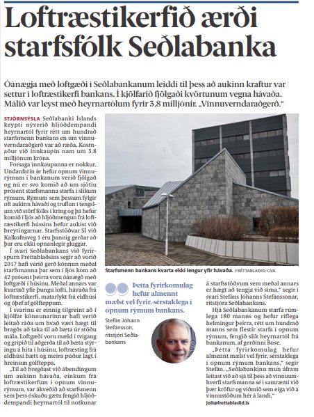 Ætli Már verði með nýju heyrnartólin þegar hann þarf að svara fyrir stýrivaxtahækkunina á eftir