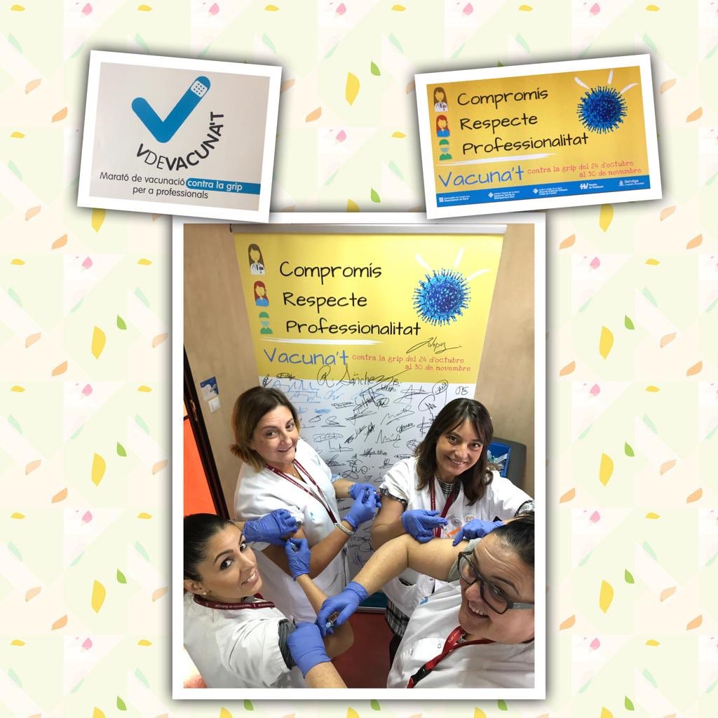 Amb la nostra força , la unitat de l'equip de gestió professional 24 hores , de la Direcció #Infermera <a href="/hbellvitge/">Hospital Universitari Bellvitge | HUB</a> <a href="/icscat/">ICS. Generalitat</a>  ens sumem a #vdevacunat