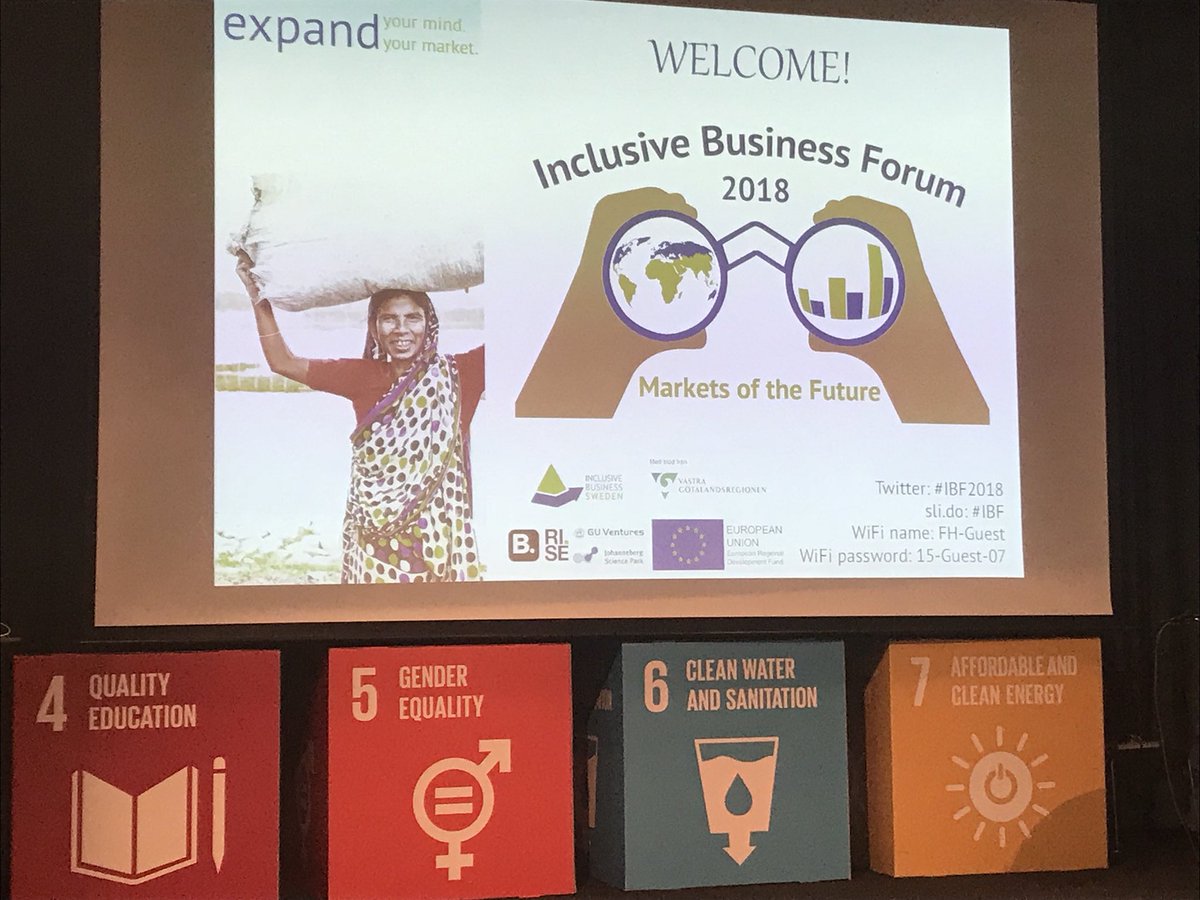 GUVentures's tweet photo. Today you can meet @GUVentures, among others, at the Inclusive Business Forum 2018 arranged by @InclBusiness. We’ll hear amazing speakers from @Google, @Sida, @BRACworld and @Gapminder. Looking forward to a very interesting and exiting day! 
#guventures #innovation #IBF18 https://t.co/T4JKwCOCZY