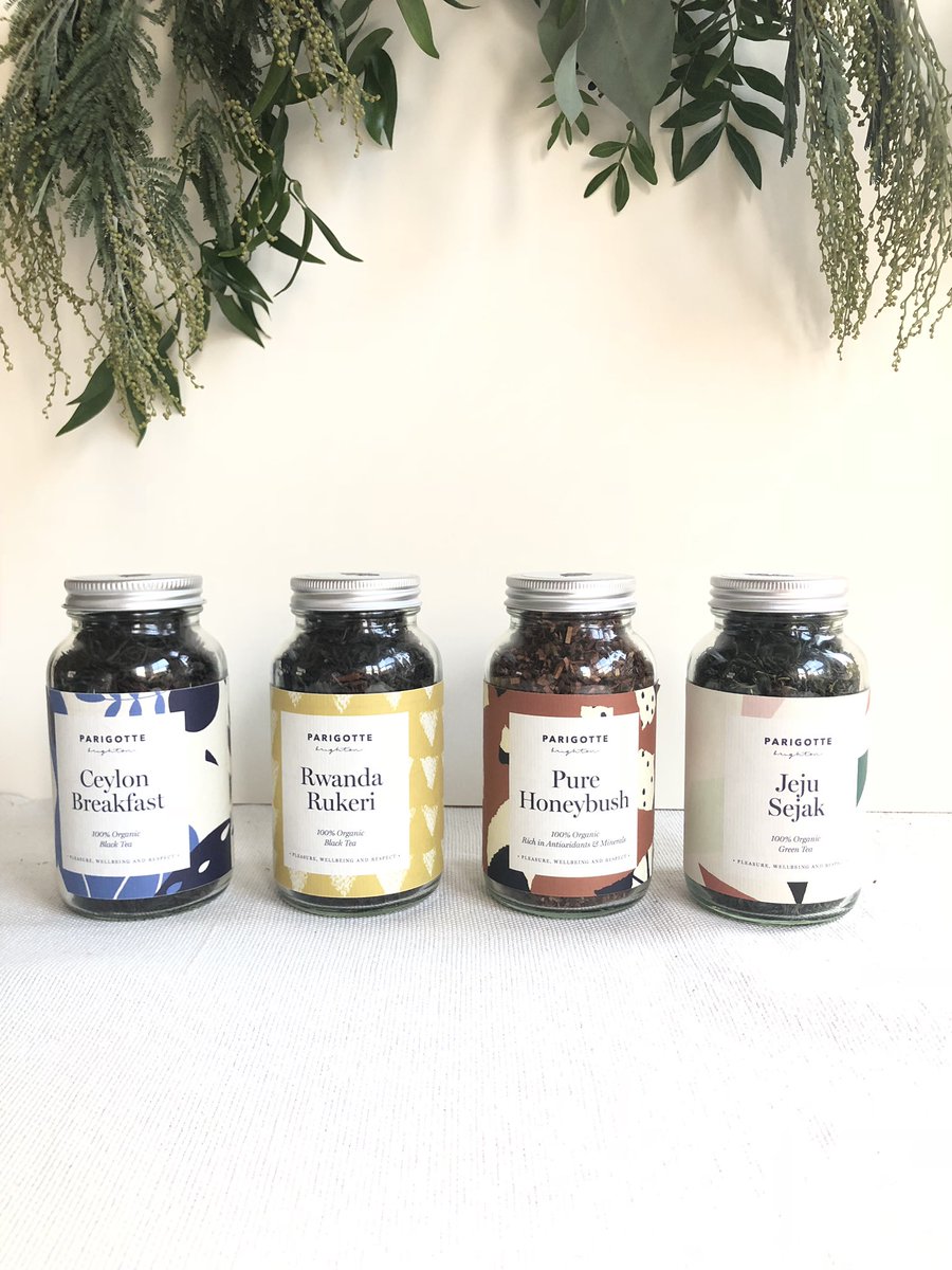 _Parigotte's tweet photo. Good morning!
We have been waiting for this day!
Our 4 new teas are now available online! They all are 100% organic. 
We collaborate with smallholder farmers around the world to source organic teas.
https://t.co/bA2xBvyJR0
#parigotte #brighton #organiclooseleaftea https://t.co/SZH6ldus2P