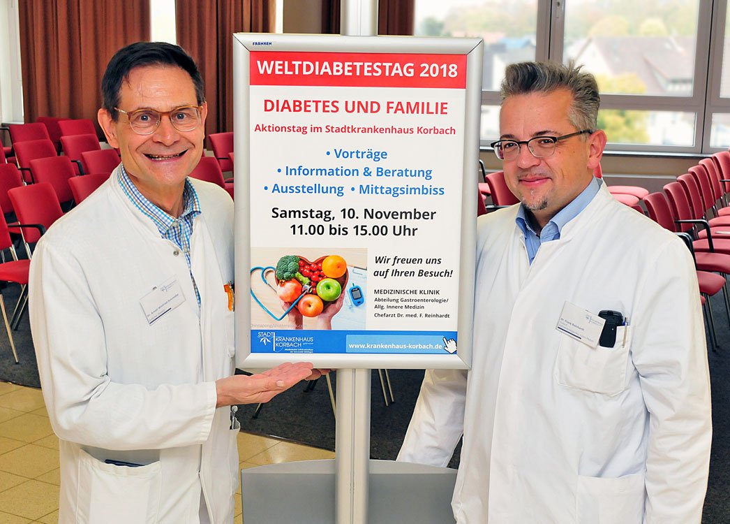 #Weltdiabetestag: Aktionstag am #Stadtkrankenhaus diesen SAMSTAG, 10.11.2018, ab 11 Uhr. Vorträge, Industrieausstellung, persönliche Gespräche zwischen Besuchern und Ärzten sowie diabetesgerechter Imbiss
Infos über alle Vorträge unter kuurz.de/diabetestag

#Korbach #Diabetes