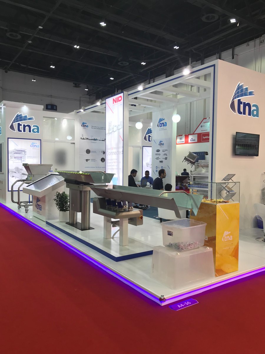 InConfectionery's tweet photo. Just some of the excellent stands that are on show at #GulfoodManufacturing! @thegeagroup @Buhler_Group @tnasolutions #Aasted #Haas https://t.co/01Ye5YRTwn