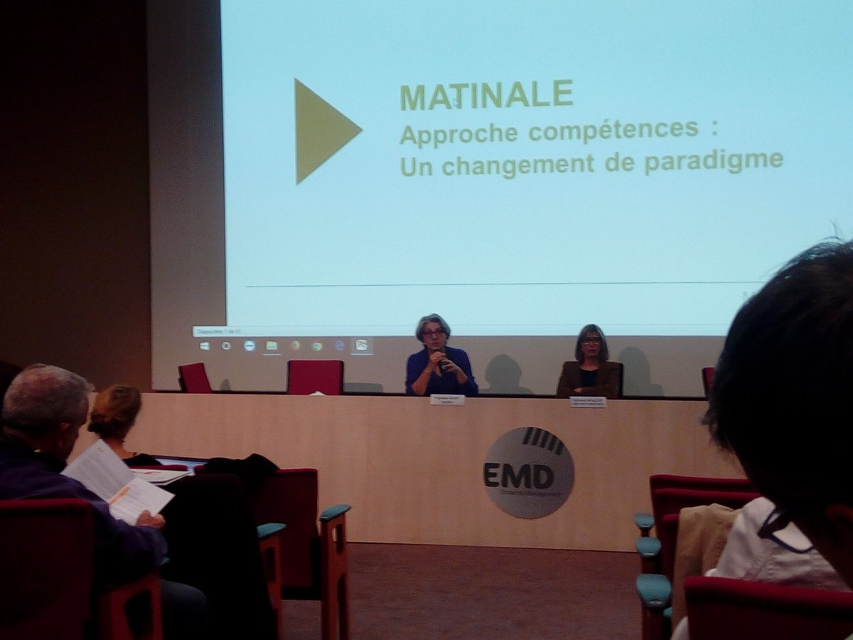 campus_rc's tweet photo. #campus_rc #actu à l'EMD Marseille, pour un séminaire sur l'approche par compétences initié par le CARIF EC : Stéphane Rémy  DGEFP, Brigitte Bouquet  CNCP, Brigitte Delay CNEFOP. Une révolution en marche  au cœur des politiques publiques emploi-formation #SudRelationClient https://t.co/9tNtJEdUOW