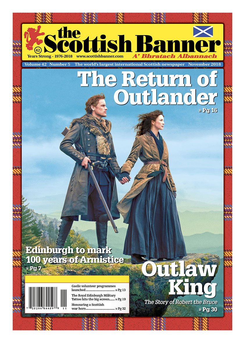 Scottish_Banner's tweet photo. Have you seen our #Outlander cover this month?
@Outlander_STARZ @Writer_DG @OutlanderHome @Aussieoutlander @OutlanderAmbass @OutlanderAddict @OutlanderHQ @FOXSHOWCASE @kiwi_outlander #LoveOutlander #ClaireAndJamie #ScottishBanner #TheBanner #TheFrasers #SamHeughan #CaitrionaBalfe https://t.co/0VDSBnOe4y